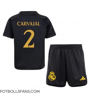Real Madrid Daniel Carvajal #2 Replika Tredje Tröja Barn 2023-24 Kortärmad (+ Korta byxor)